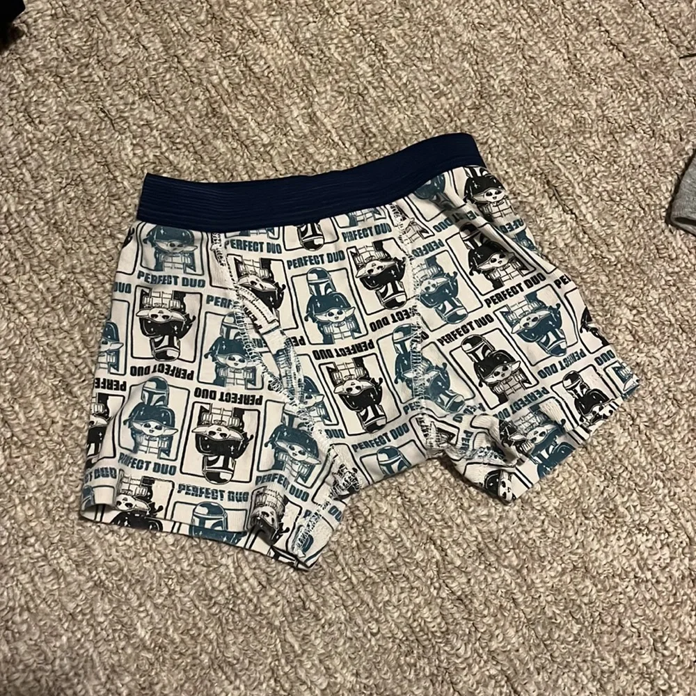 Boys' 4T Underwear Short Boxer Briefs 2 Pack- Gray Cat & Jack, Star Wars Print